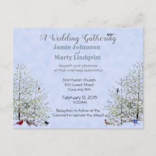 Invitation Mariage d'été/printemps-nature Thème :