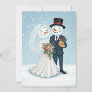 Invitation Mariage d'hiver