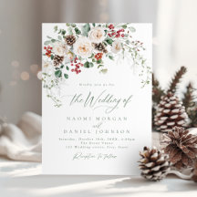 Mariage d'hiver de Fête Florale Élégante