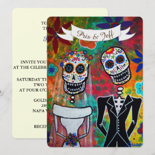 INVITATION MARIAGE DIA DE LOS MUERTOS