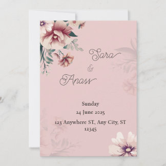 Invitation Mariage d'invitation