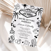 Mariage Doodle Amusant à Las Vegas
