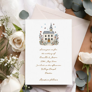 Invitation Mariage Doodle de la Chapelle Fantaisiste