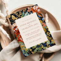 Mariage d'or Burnt Orange Peony Floral Peinture