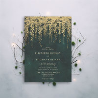 Mariage d'or fée Enchanted Forest Greenery