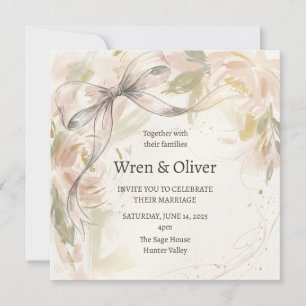 Invitation Mariage Douce Magnolia