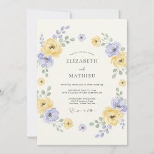 Invitation Mariage Douce Prairie de Lavande