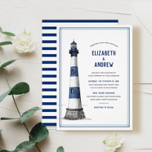 Mariage du phare bleu blanc