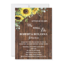Mariage du tournesol de l'Ouest - Années de renouv
