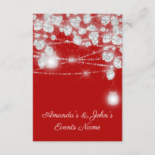 Invitation Mariage éclaire les jarres Parties scintillant gri