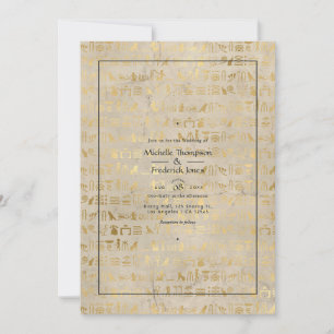 Invitation Mariage égyptien