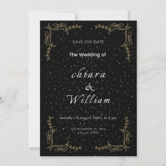Invitation Mariage élégant