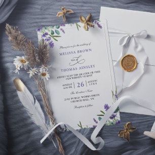 Invitation Mariage élégant à budget maîtrisé Code QR Eucalypt