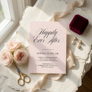 Invitation Mariage Élégant À Tout Jamais 