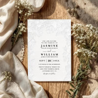 Mariage élégant antique avec code QR en relief orn