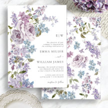 Mariage Élégant au Vert et au Lilas