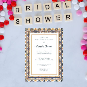 Invitation Mariage élégant avec héritage de Talavera moderne