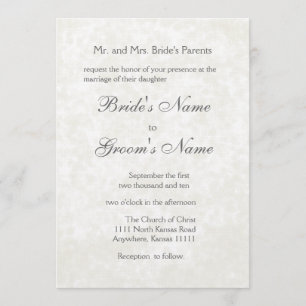 Invitation Mariage élégant d'iris