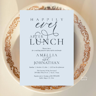 Invitation Mariage Élégant et Déjeuner de Rêve