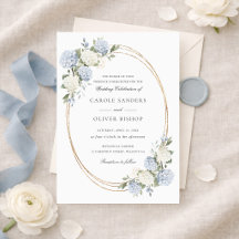 Mariage Élégant Fleur Hydrangea Bleu Verdure