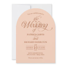 Mariage Élégant Minimaliste Arc Péché Doux