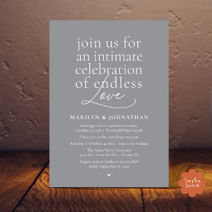Invitation Mariage Élégant Moderne, Amour Éternel, Réception