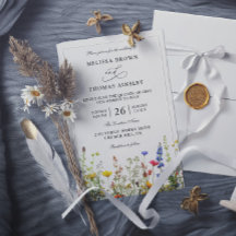 Mariage Élégant Moderne Budget Code QR Fleurs Sauv