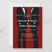 Mariage Élégant Moderne d'Hommes Gays