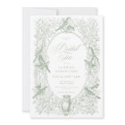 Mariage Élégant Oiseaux Verts Shower