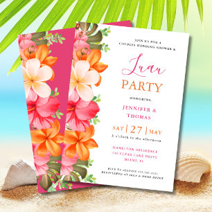 Invitation Mariage Élégant Tropical Classique pour Couples