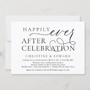 Invitation Mariage Elopement, Heureusement Jamais Après Céléb
