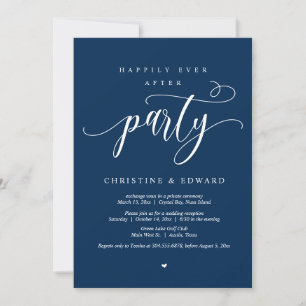 Invitation Mariage Elopement, Heureusement Jamais Après Fête 