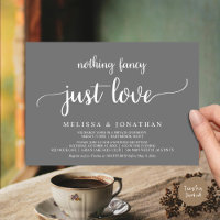 Mariage Elopement, Rien De Fancy Just Love Diner