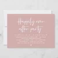 Mariage en fuite, fête pour toujours heureux