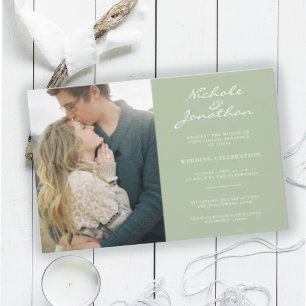 Invitation Mariage en ligne avec photo virtuelle dans un ton