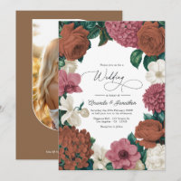 Mariage en terre cuite, rose du désert et avoine p