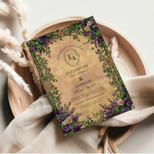 Invitation Mariage Enchanted Ivy Garden