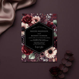 Invitation Mariage Enchantement Botanique de Bourgogne