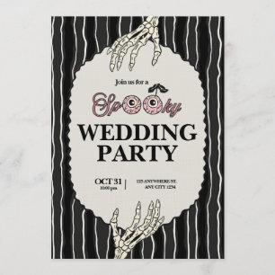 Invitation Mariage Épouvantable Jusqu'à Ce Que La Mort Nous S