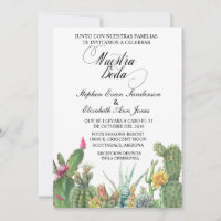 Mariage espagnol Cactus Succulent Garden
