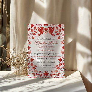 Invitation Mariage Espagnol Romantique à l'Esthétique Florale