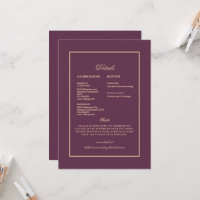 Mariage Ethnic Indian Purple & Gold Détails