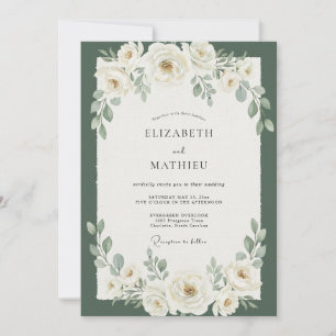 Invitation Mariage Eucalyptus à Feuillage Persistant