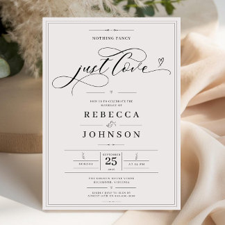 Invitation Mariage Fantaisiste Script Rien de Fantaisie Juste