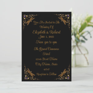 Invitation Mariage Fantastique de Conte de Fées 