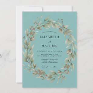 Invitation Mariage Feuille de Canard