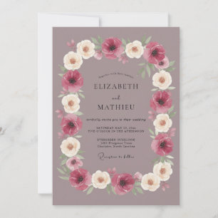 Invitation Mariage Fleur de Prunier