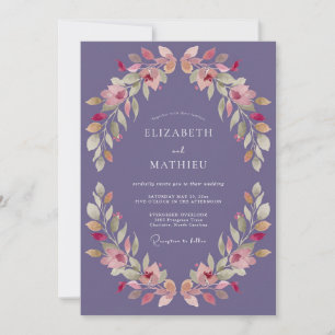 Invitation Mariage Fleur de Prunier