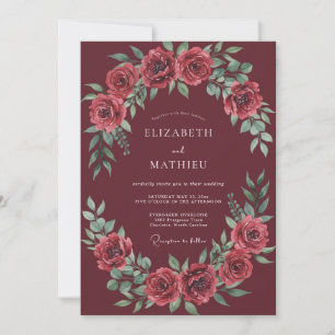 Invitation Mariage Fleur de Vigne