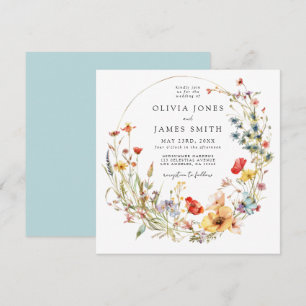 Invitation Mariage Fleur sauvage Fairy Tale